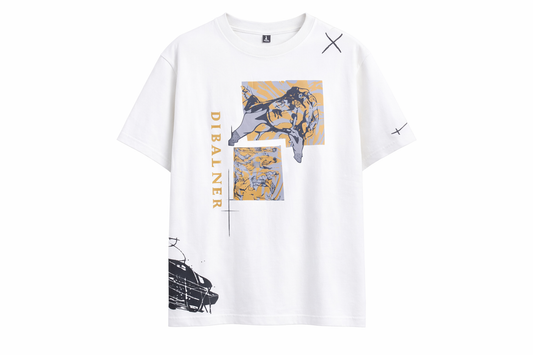 DIEALNER WHITE T-SHIRT