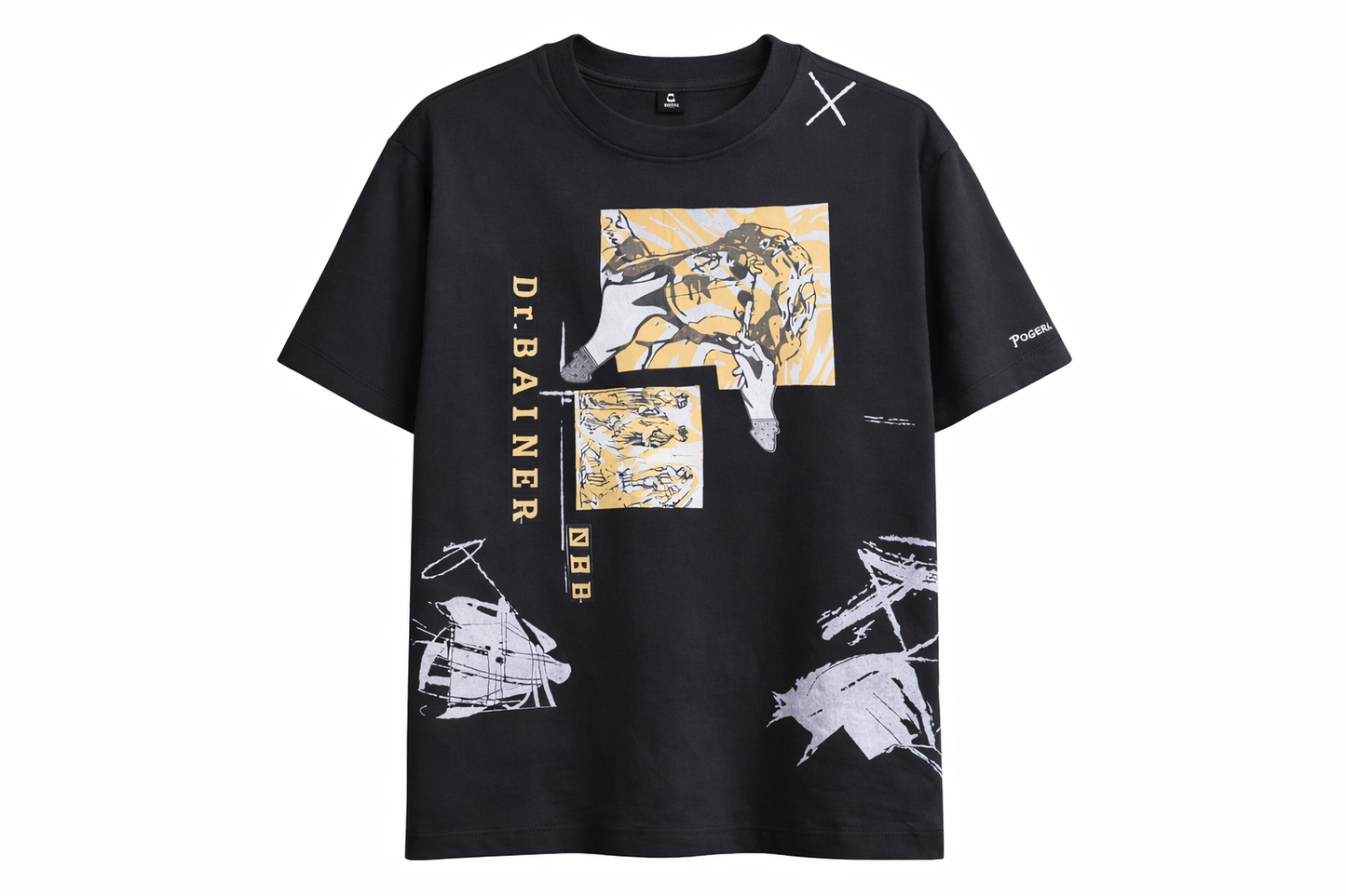 DIEALNER BLACK TSHIRT