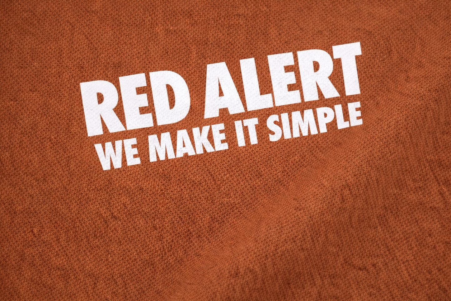 Oversized Red Alert Tee