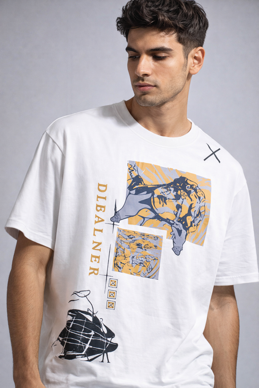 DIEALNER WHITE TSHIRT