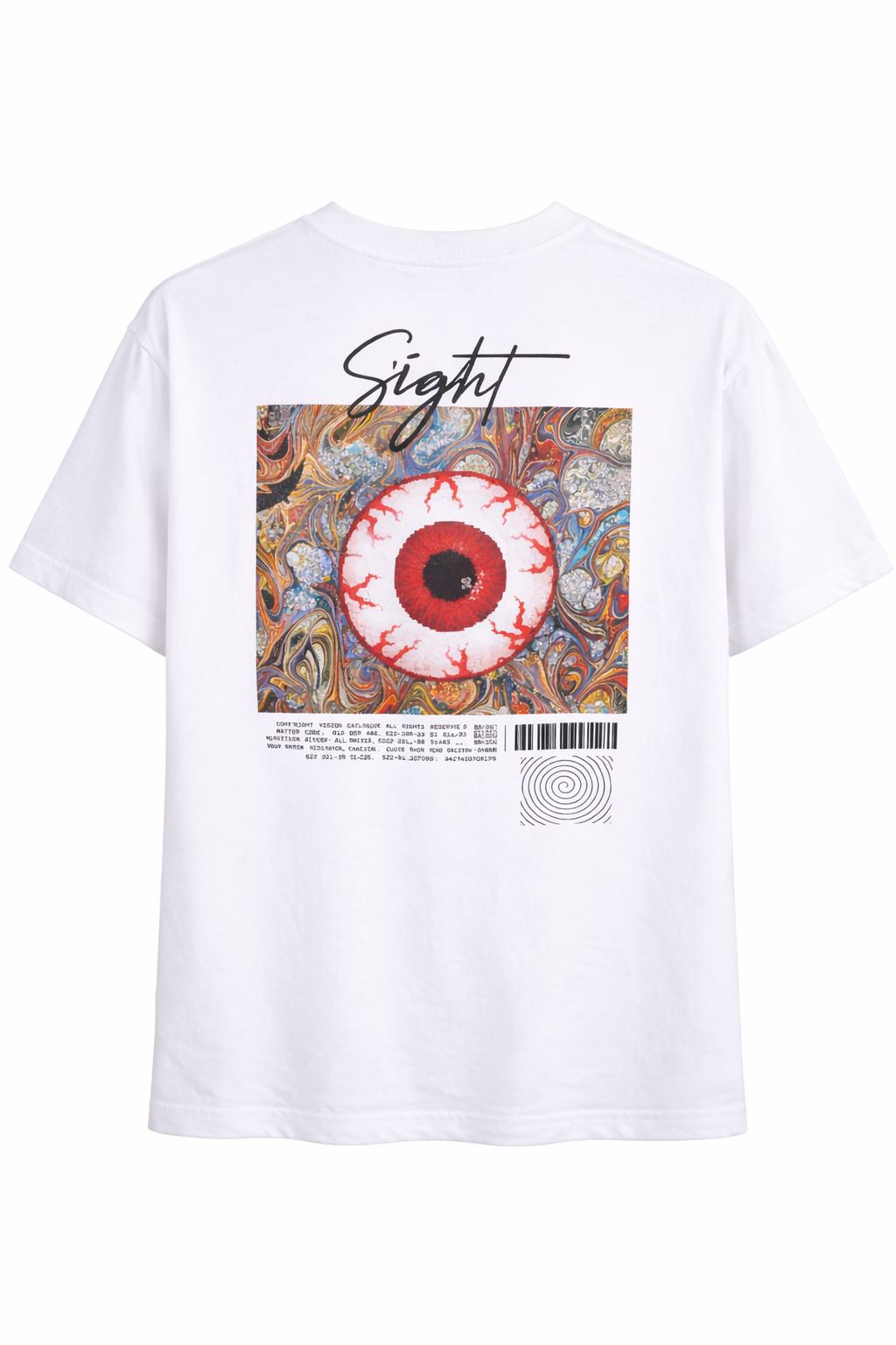 Abstract Eye Print Tee
