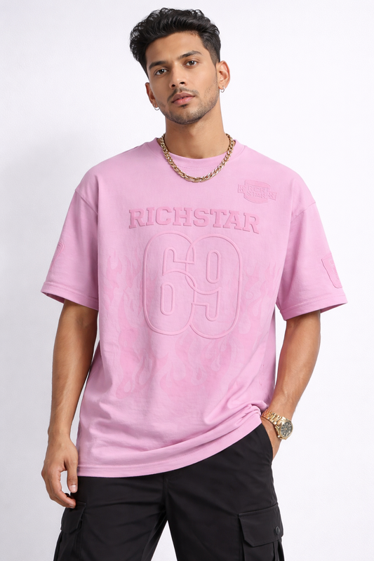 RICHSTAR GRAPHIC PINK TSHIRT