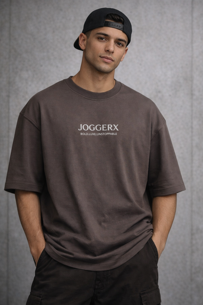 JUSTICE BROWN OVERSIZE T-SHIRT