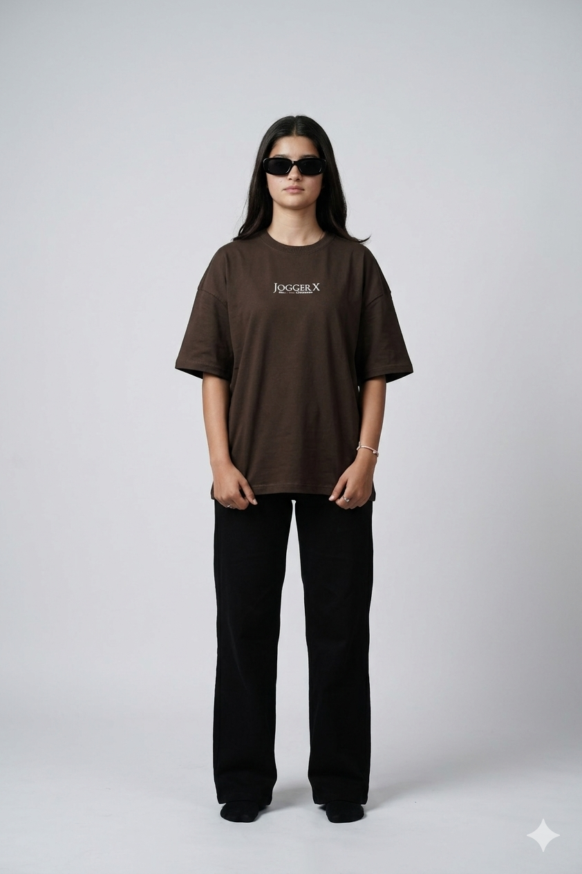 Trendy Oversized Risk Graphic Tee